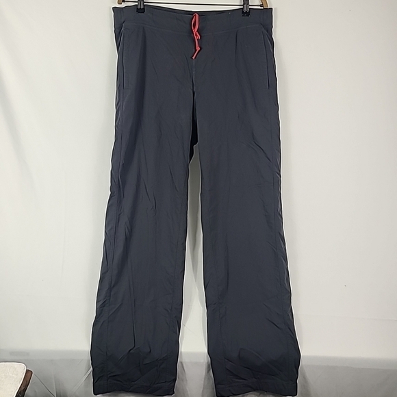 LULULEMON Men's Dance Studio Pants Gray Striped Size L33" Inseam EUC